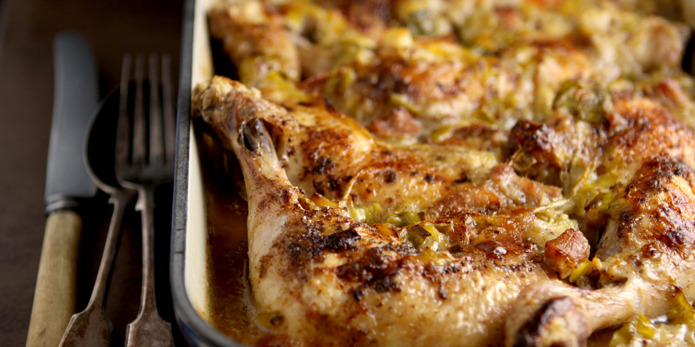 Chicken, Leek and Mustard Bake Recipe Great British Chefs