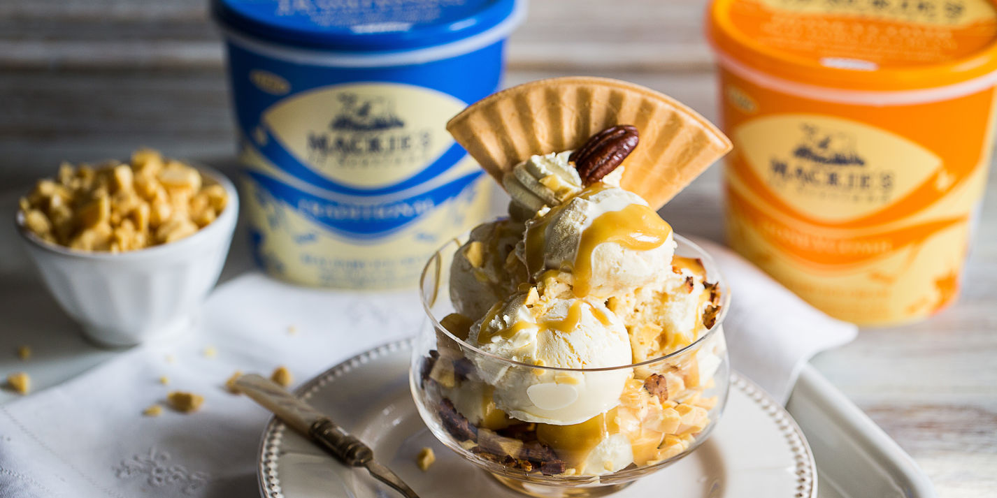 Honeycomb Ice Cream Sundae Recipe - Great British Chefs