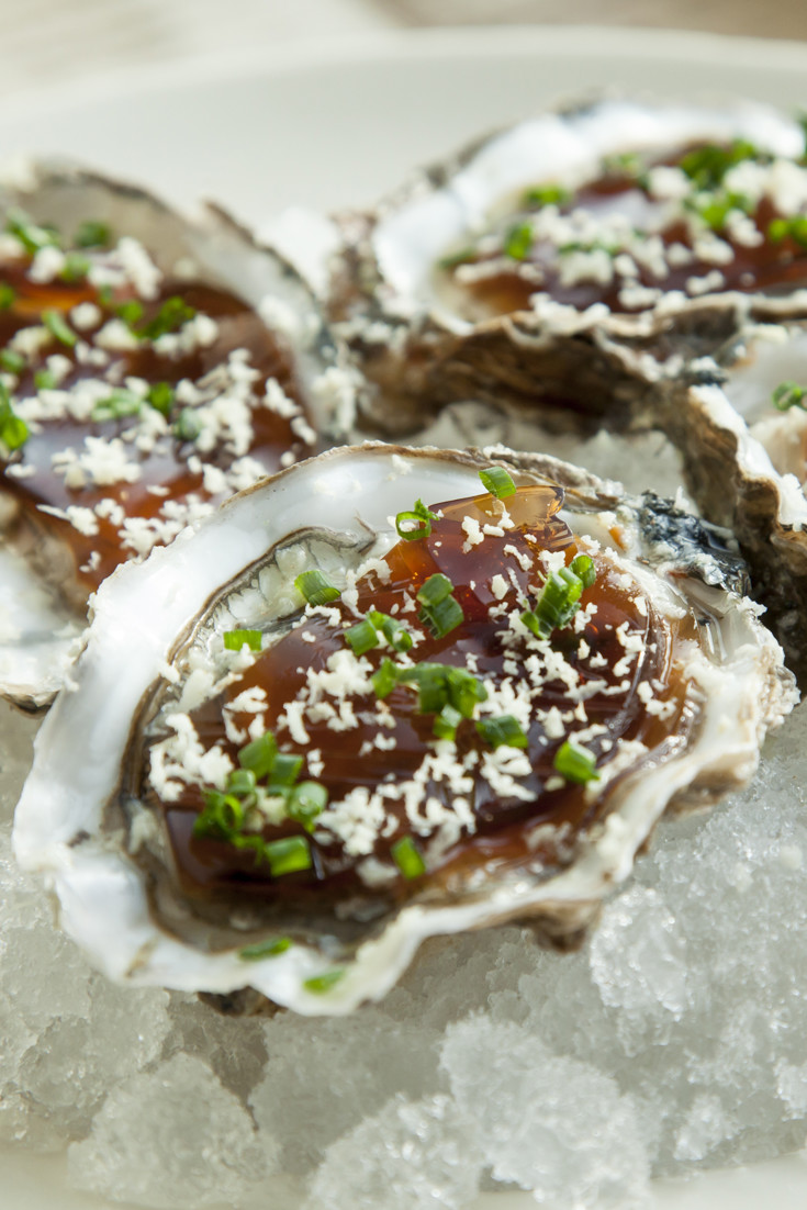 Oyster and Horseradish Canapé Recipe Great British Chefs
