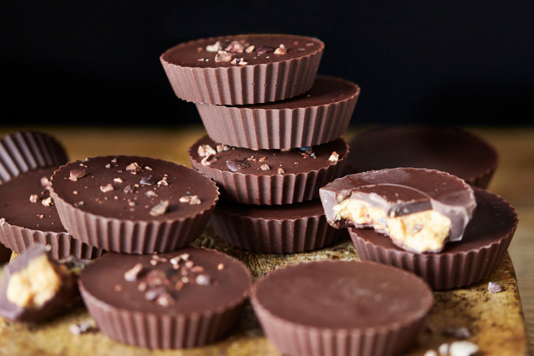 Chocolate and Peanut Butter Cups Recipe - Great British Chefs