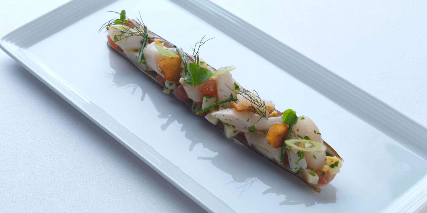 Razor Clams & Spring Onions Recipe - Great British Chefs