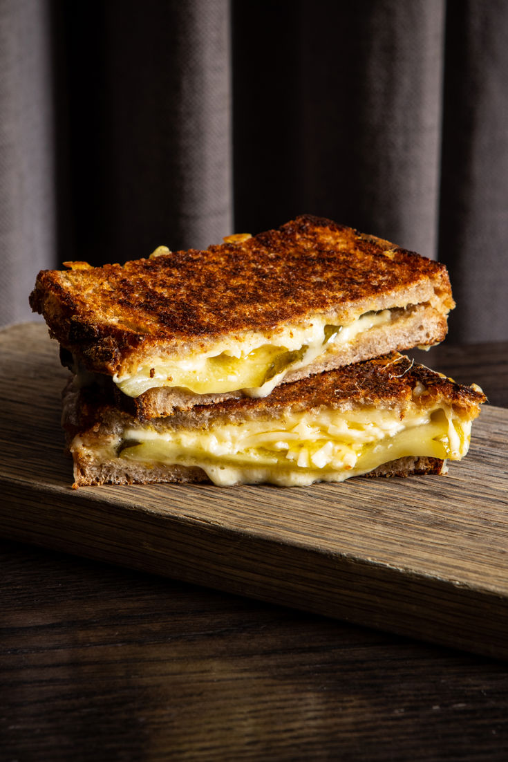 Le Gruyère AOP Cheese and Pickle Toastie Recipe Great British Chefs