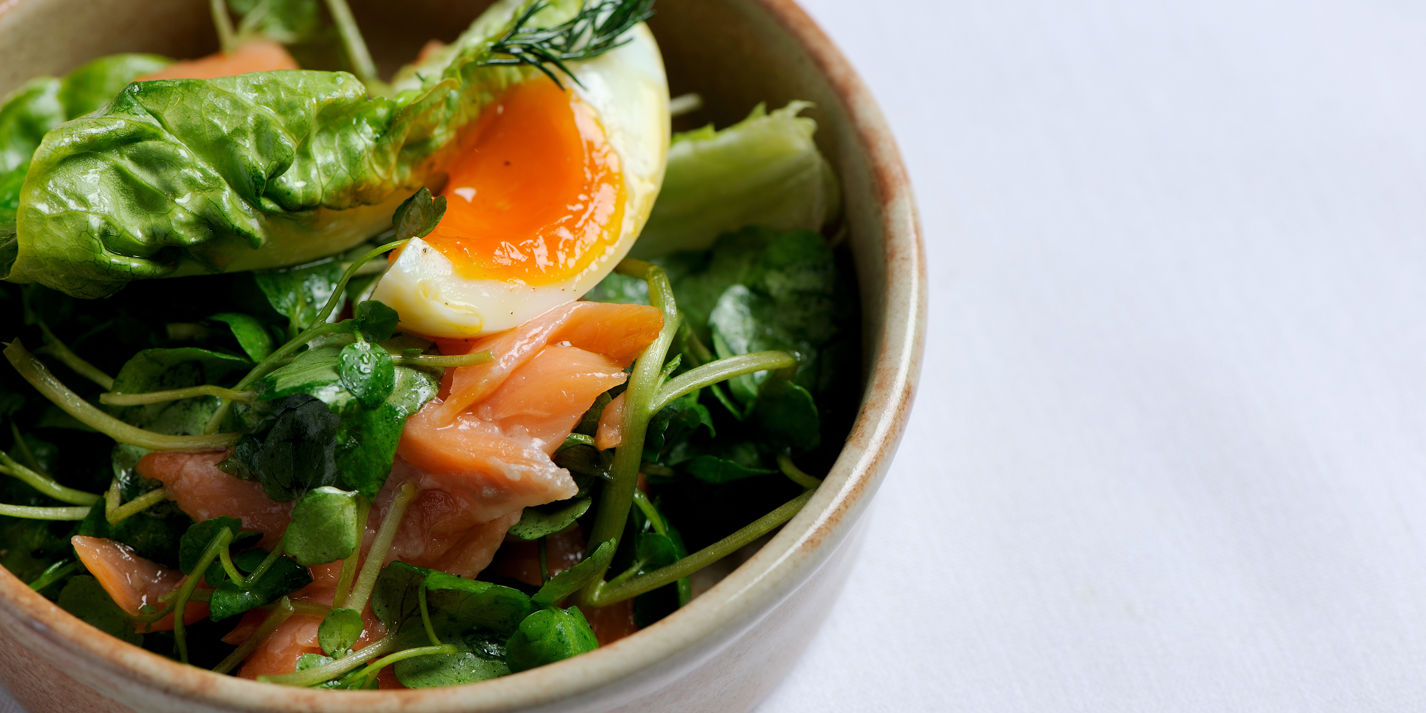 Poached Salmon Fillet Recipe With Watercress - Great British Chefs