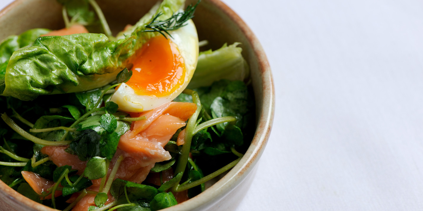 Poached Salmon Fillet Recipe With Watercress - Great British Chefs