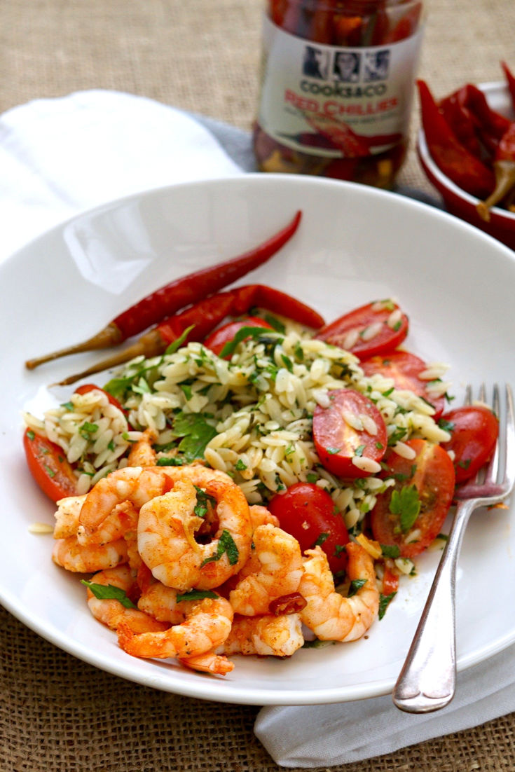Chilli Prawn Pasta Salad Recipe - Great British Chefs