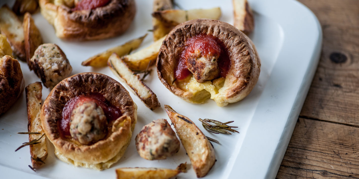 Mini Yorkshire Puddings Recipe - Kids Recipes - Great British Chefs