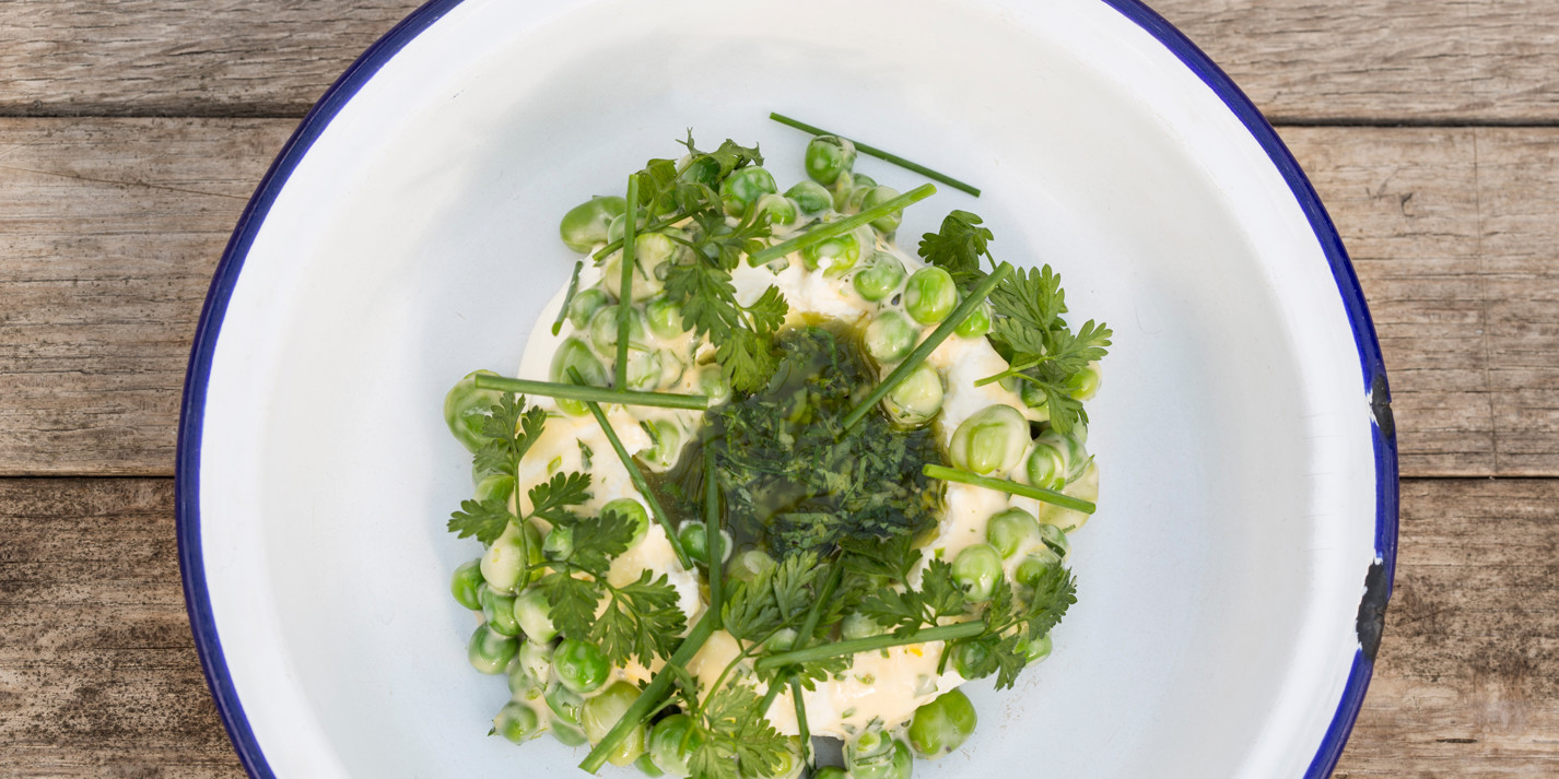 Ricotta with Peas, Beans and Gremolata Recipe - Great British Chefs