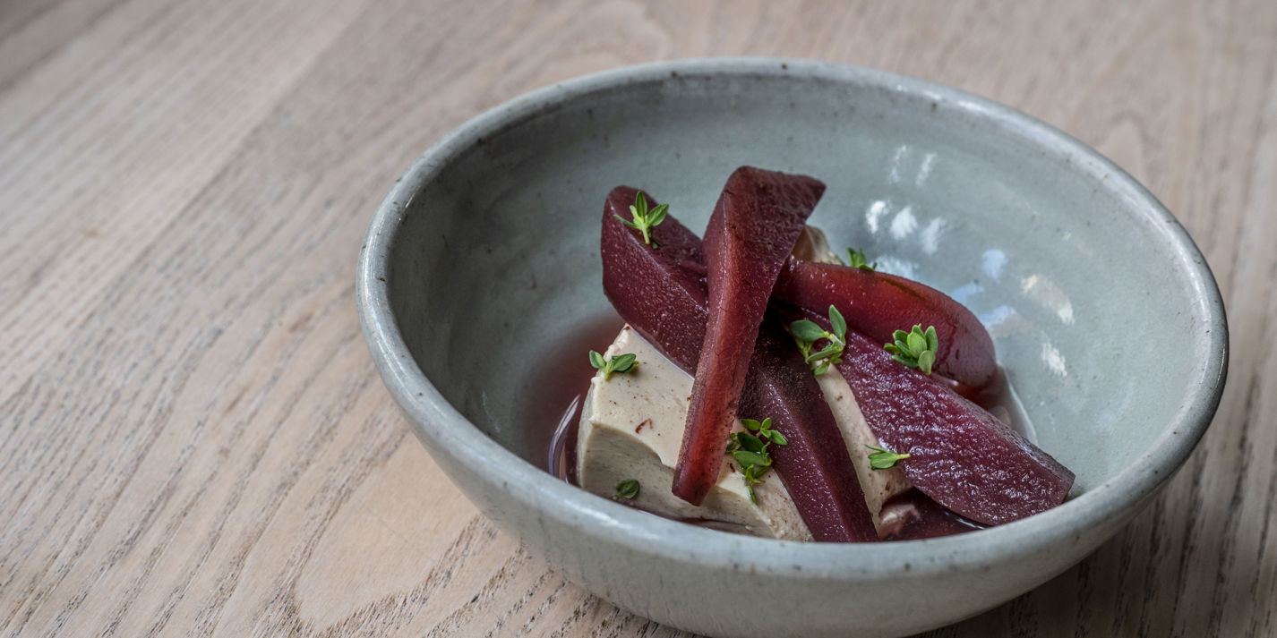 Spiced Panna Cotta with Mulled Pears Recipe - Great British Chefs