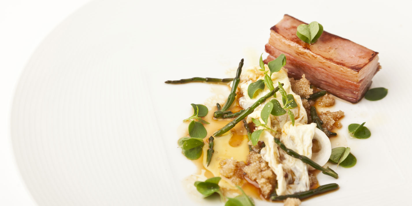 Sous Vide Lamb Belly Recipe with Amaranth - Great British Chefs