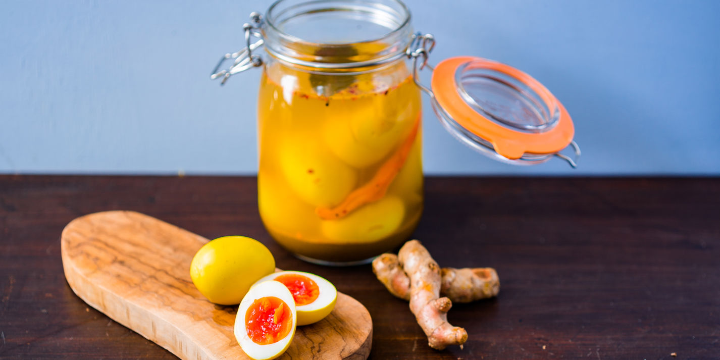 Curried Pickled Eggs Recipe - Great British Chefs