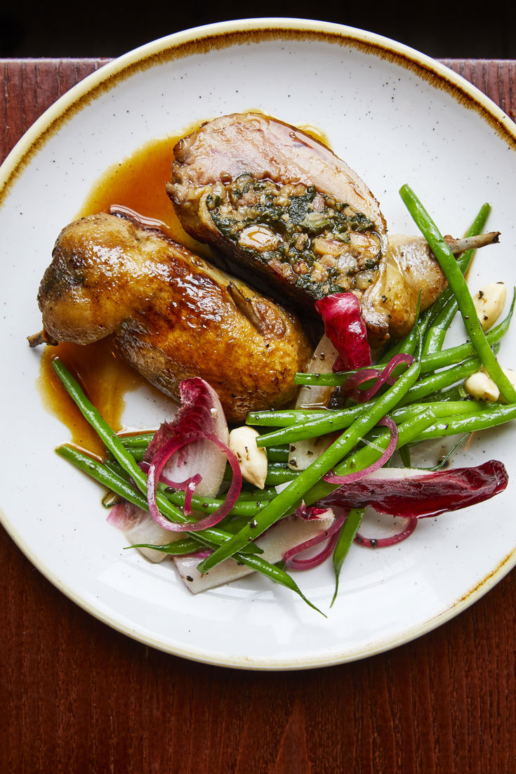 Roast Quail Farcie Recipe Great British Chefs