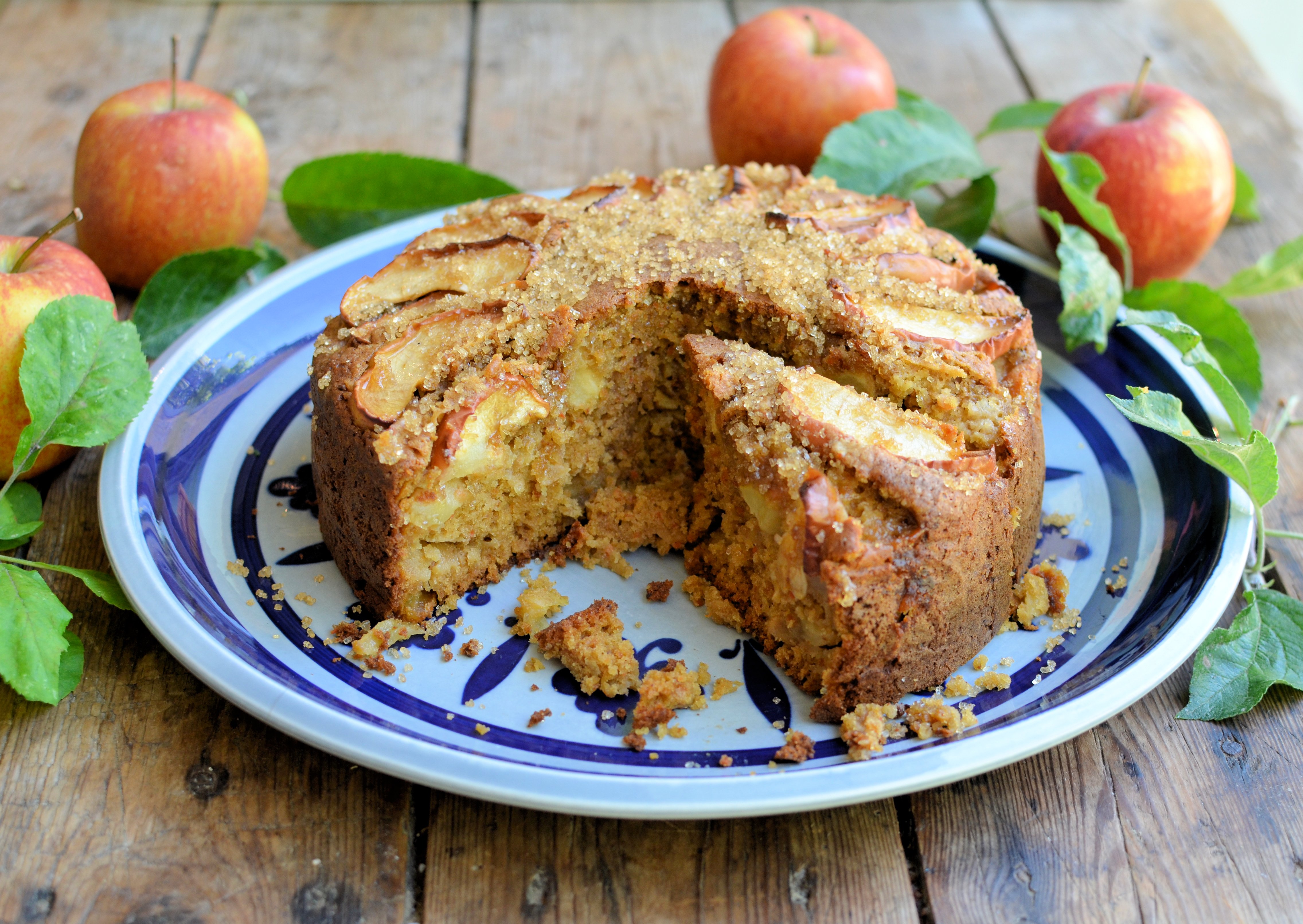 Eggless Apple Cake - Recipe - Vegan Apple Cake