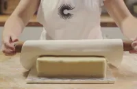 How to ice a square cake