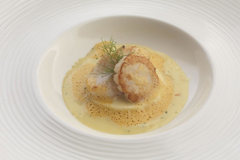 Scallop mousse