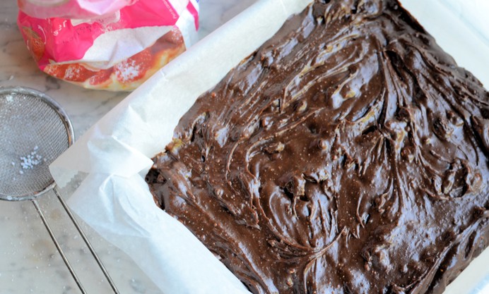 Easy Christmas cake chocolate fudge recipe - Great British Chefs