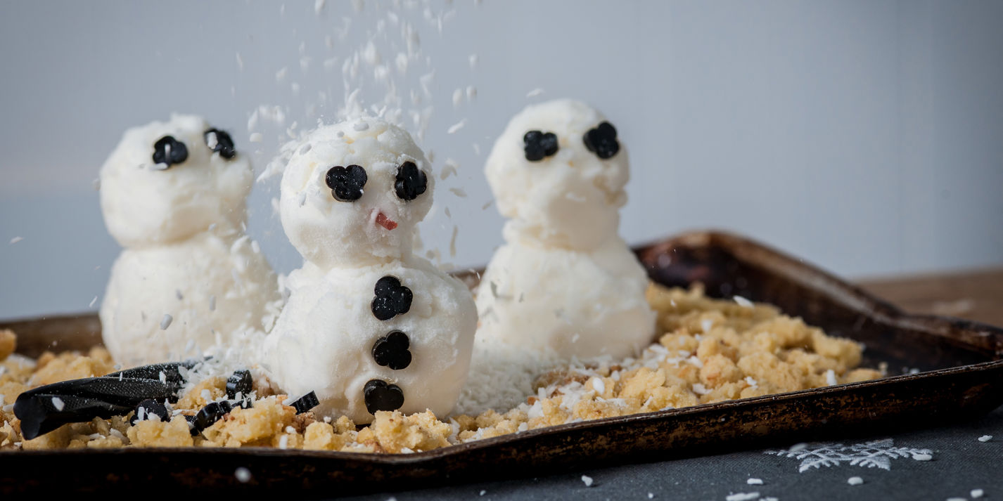 Sorbet Snowmen Recipe - Great British Chefs