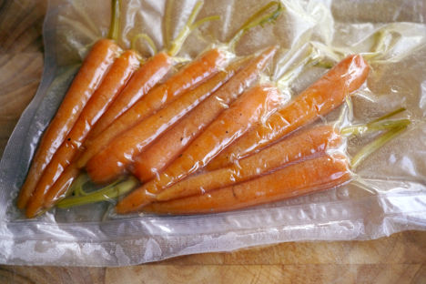 How to cook vegetables sous vide