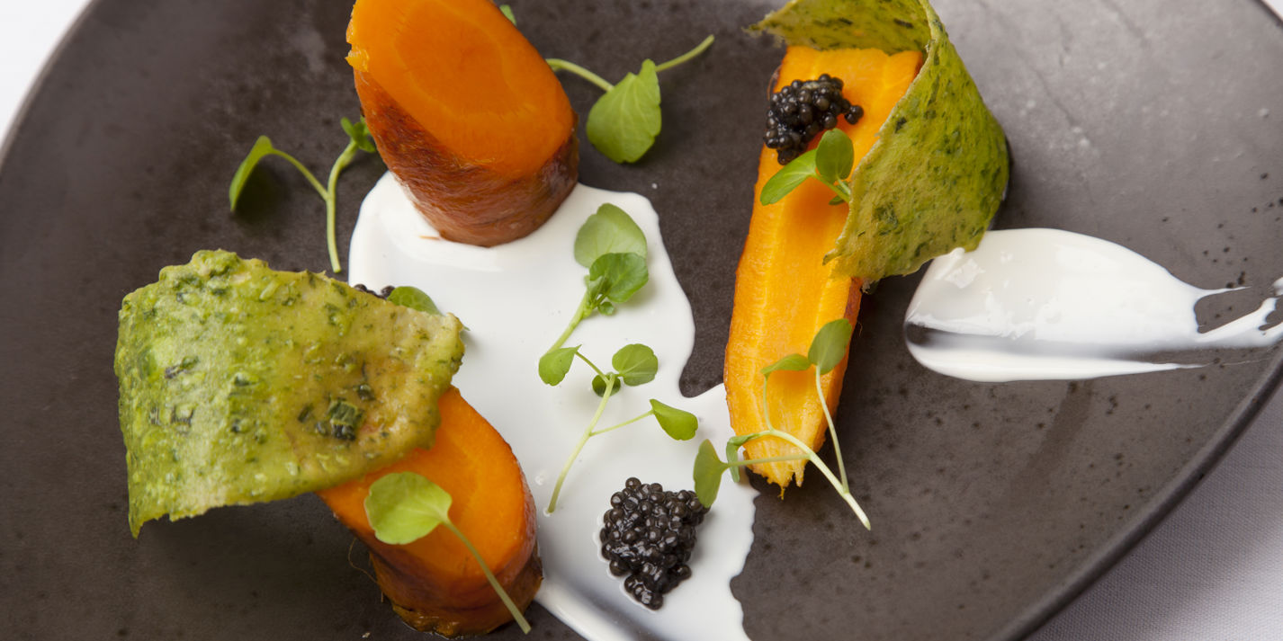 Sous Vide Carrots with Goat's Curd Recipe - Great British Chefs