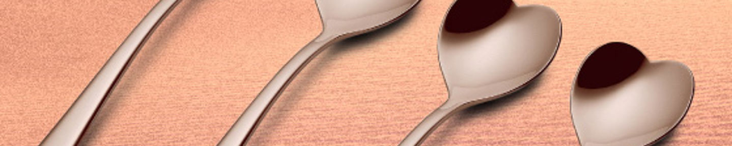 Win 1 of 2 sets of four Alessi heart-shaped teaspoons