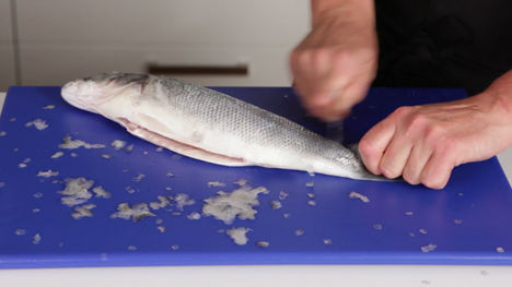 How to scale a fish