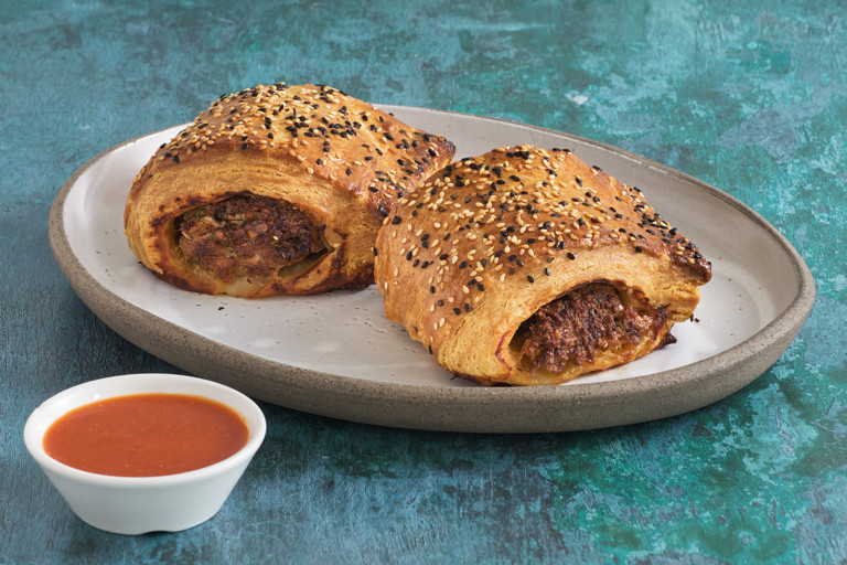 Jerked sausage and Scotch bonnet sausage rolls