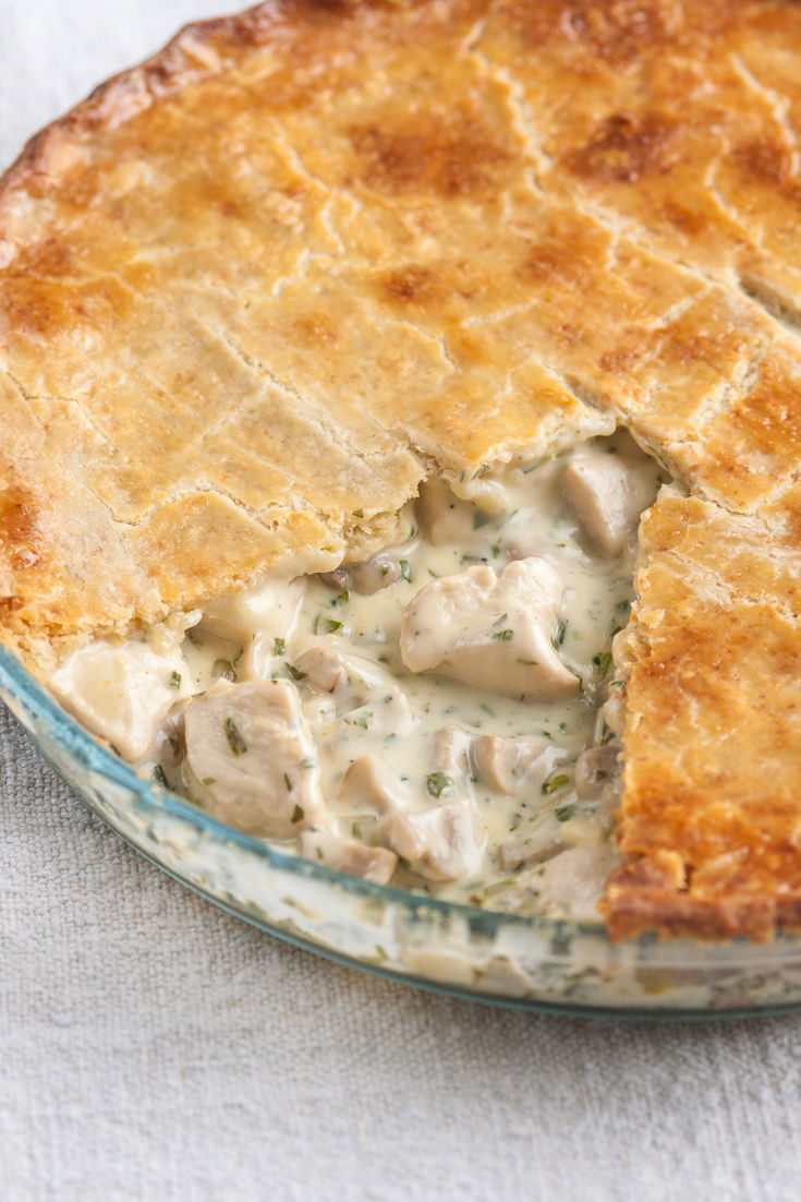 Chicken and Mushroom Pie Recipe with Cheddar Pastry - Great British Chefs