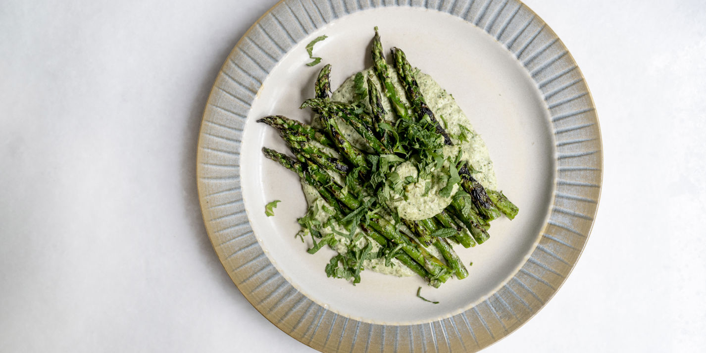 Asparagus with Hempseed Chutney Recipe - Great British Chefs