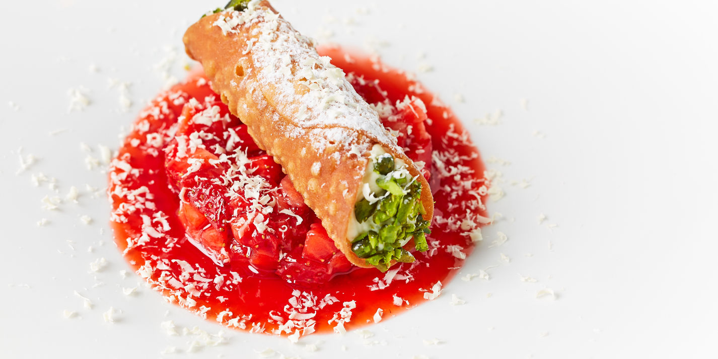 Cannoli with Strawberries Recipe Great British Chefs