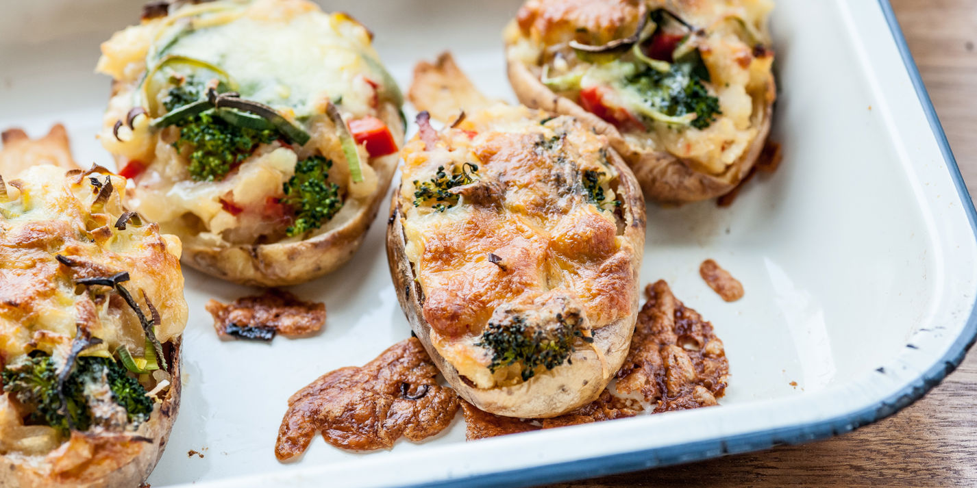 Stuffed Jacket Potatoes Recipe - Kids Recipes - Great British Chefs