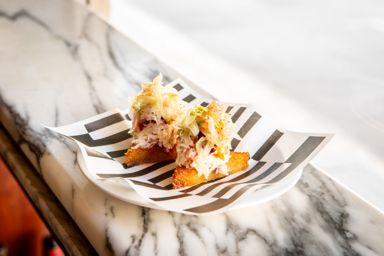 Crab rösti